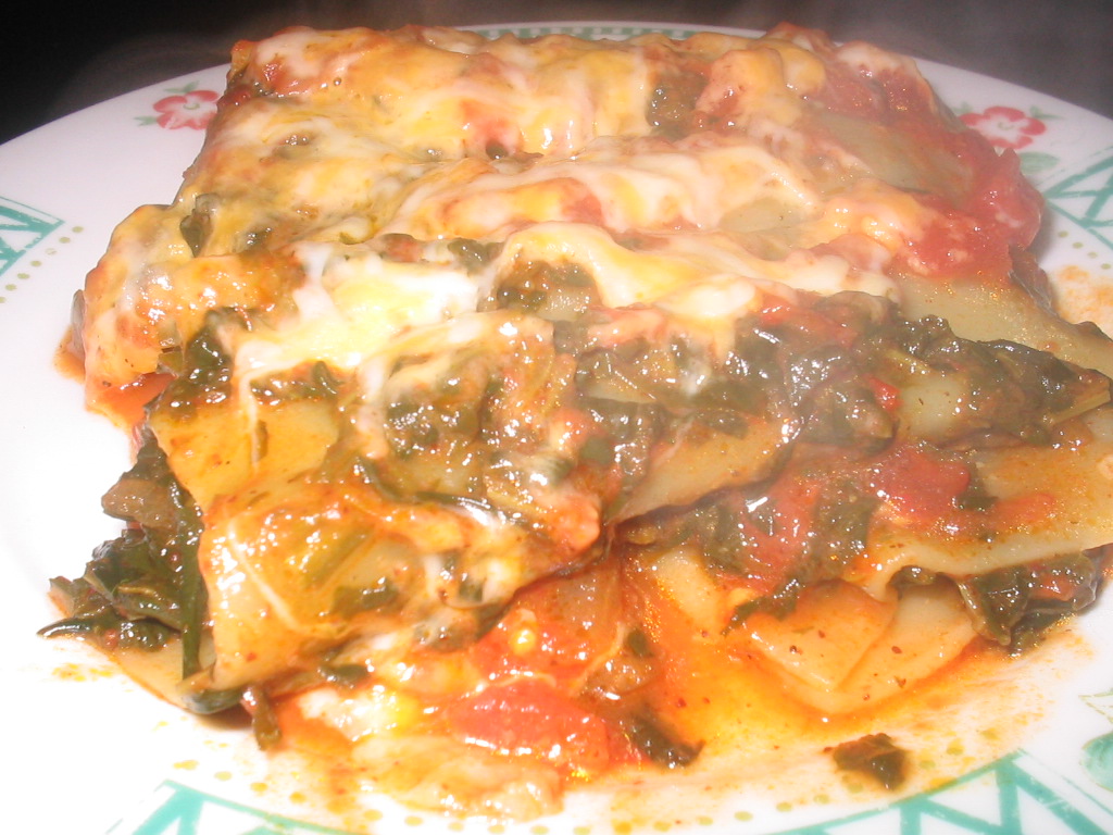 Red Pepper-Spinach Pasta Bake Red Pepper-Spinach Pasta Bake picture